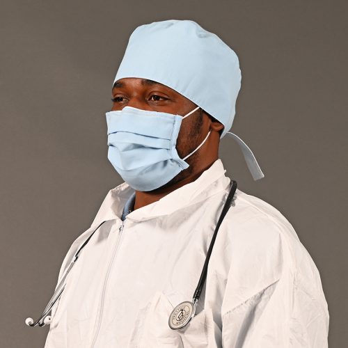 scrub cap white